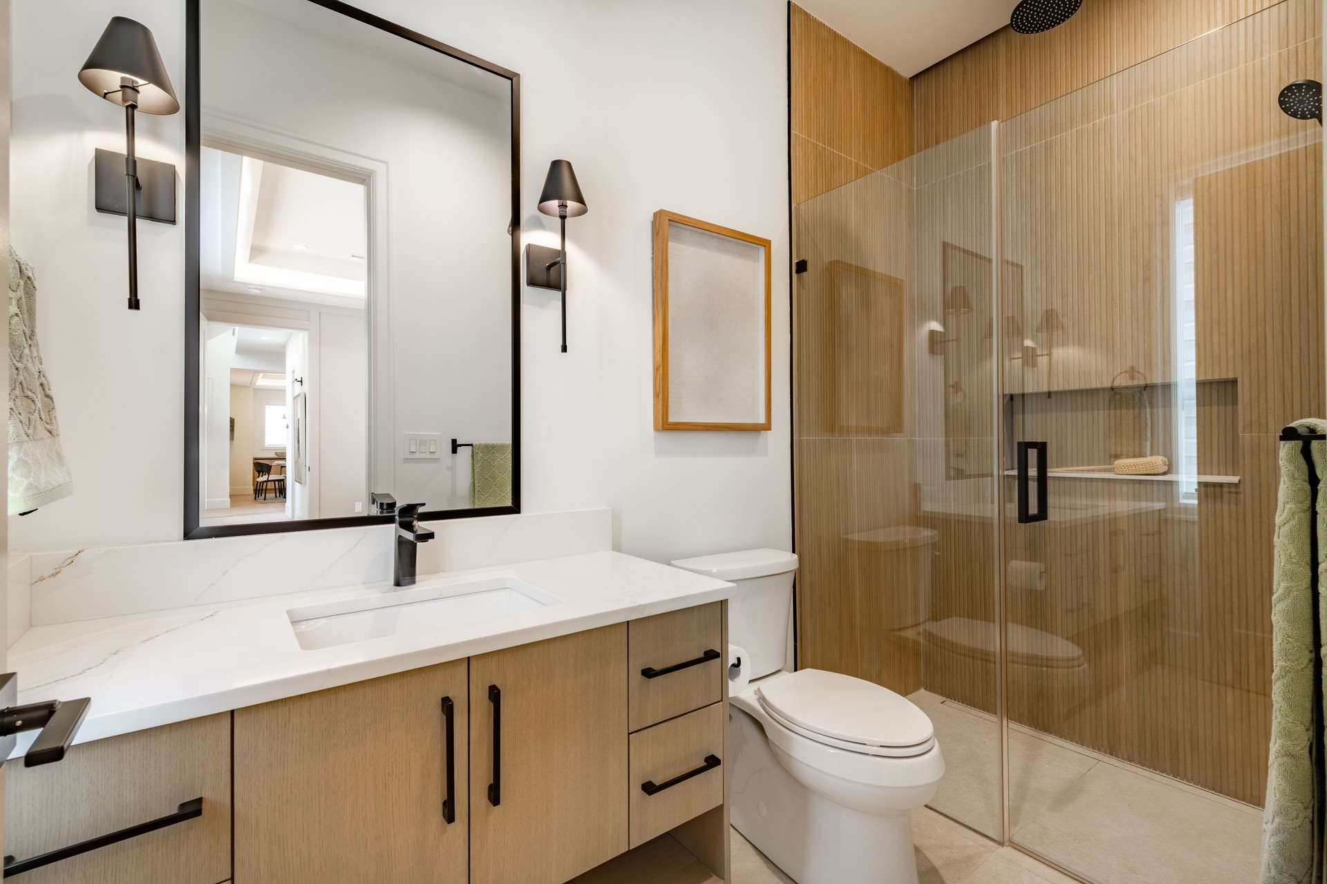 New contruction bathroom interior in Waterbury Connecticut